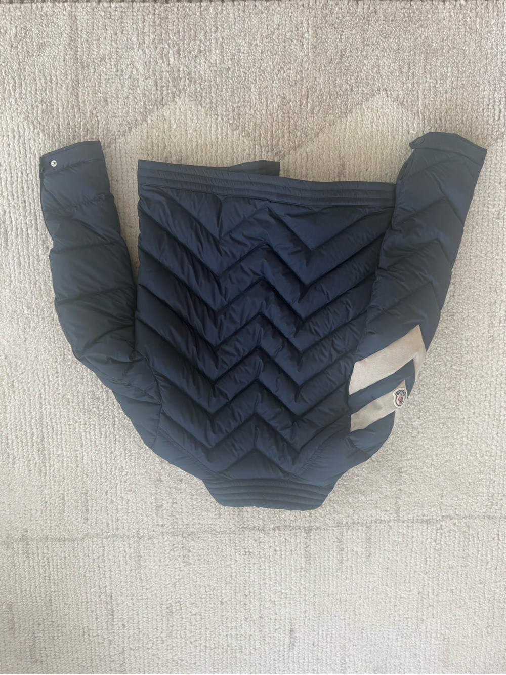Moncler Boy's Otalus Down Biker Jacket - Picture 9 of 9